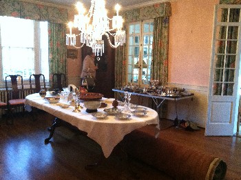 Inside the West End house.