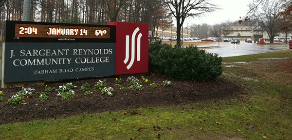 The Parham Road campus of J. Sargeant Reynolds Community College.