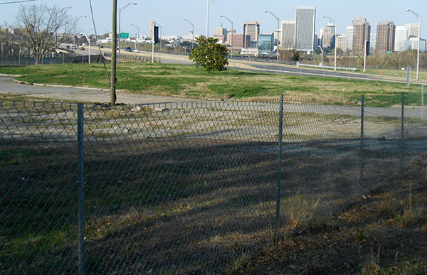 The site of the future Belle Summit Apartments. (Photo by David Larter)