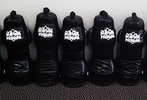 Aim 4Fitness has 110 full-time members and plenty of punching bags to go around.