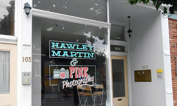 Hawley Martin's 1,400-square-foot office at 103 E. Main St. (Photo by David Larter)