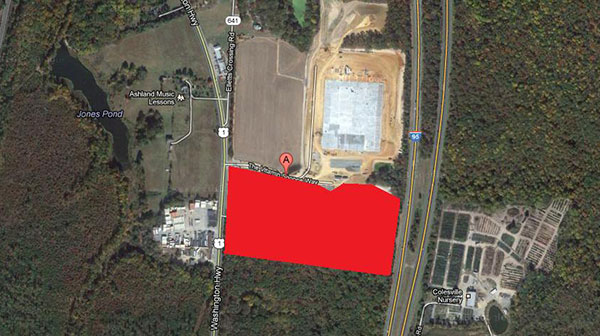Republic National Distributing is planning to build an expanded distribution facility in Hanover County. (Via Google Earth)