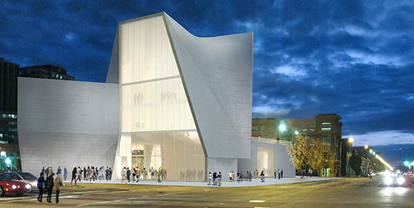 A rendering of the planned $35 million Institute for Contemporary Art. (Photos courtesy of VCU)