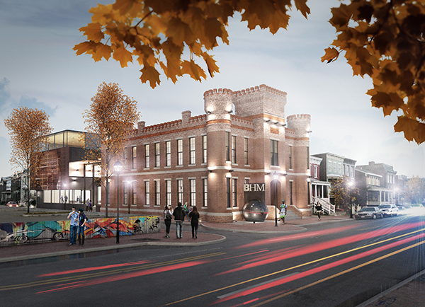 A rendering of the Black History Museum and Cultural Center, which is slated to open in 2015. (Courtesy of the Black History Museum) 
