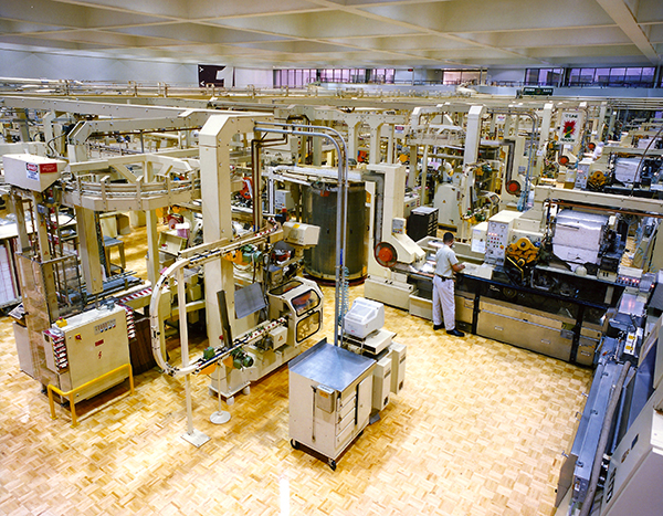 Inside the manufacturing center. (Photo courtesy of Philip Morris USA)