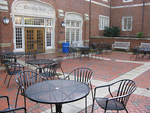 Outside the University of Richmond's Queally Hall. (Photo by Flickr user Kevin Creamer)