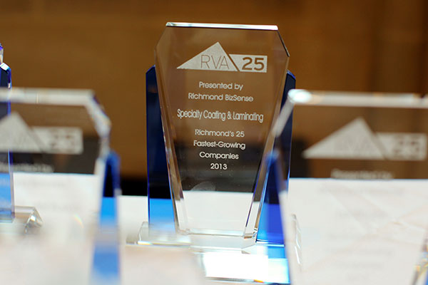 RVA 25 honorees took home some hardware from the celebration. (Photos by Ellen Bucher)