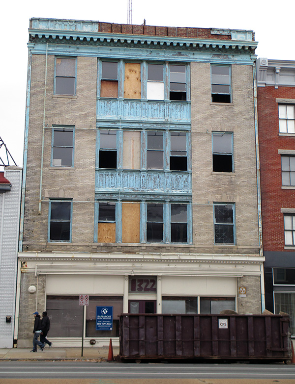The building at 1322 W. Broad St. (Photo by Burl Rolett)