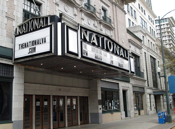 The National at 708 E. Broad St. (Photo by Michael Schwartz)