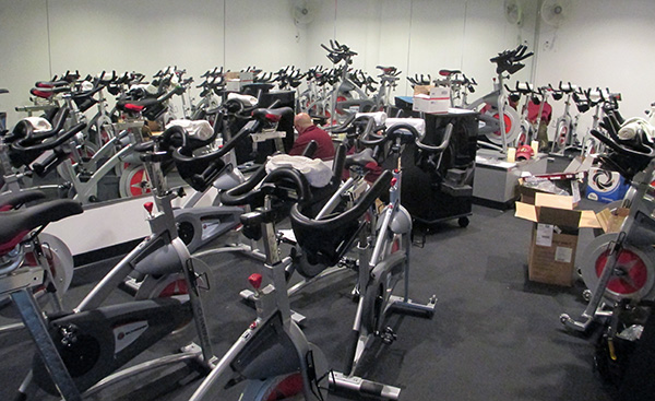 The Innsbrook studio has 30 stationary bicycles.