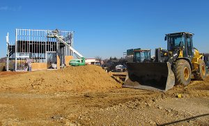 Construction is underway on the Krispy Kreme on Midlothian Turnpike. (RBS photos)