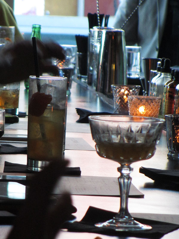 The bar focuses on craft cocktails.