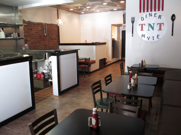 Inside the recently opened TNT Diner-Myte. (Photos by Michael Thompson)