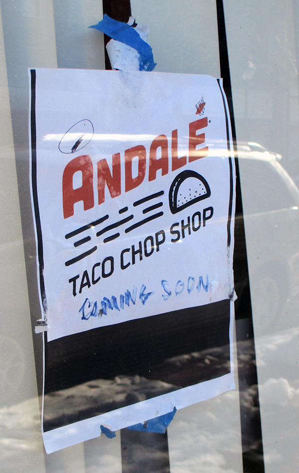 Ándale is set to open at 325 N. Second St. 