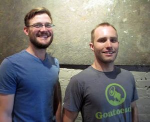 Goatocado co-founder Jarrett Evans, left, and co-owner Chris Gayler. (Michael Thompson)