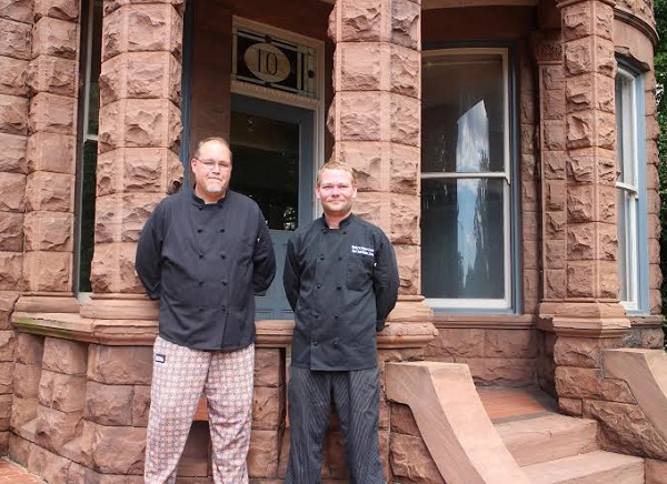Todd Butler and Chad Thompson opened Lola's Out of the Box Lunches on Franklin Street Monday. Photo by Michael Thompson.