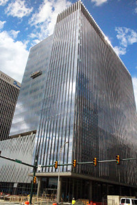 Gateway Plaza is the newest tower that's brought shiny new competition to older buildings. Photos by Evelyn Rupert.
