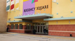 Work this summer will reconfigure entry to the mall from Quioccasin Road(BizSense file photo)