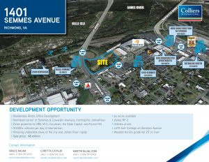 See Colliers' breakdown of the site (PDF)