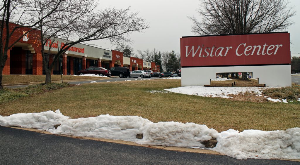 The Wistar Center, along Staples Mill Road, is set to be auctioned. Photo by Katie Demeria.