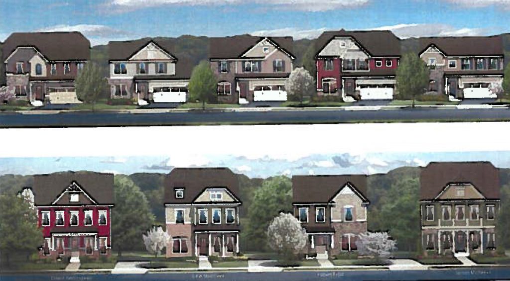 New plans for the Bell Creek development call for a mix of homes and commercial space on more than 60 acres. Images courtesy of Stanley Shield Partners.