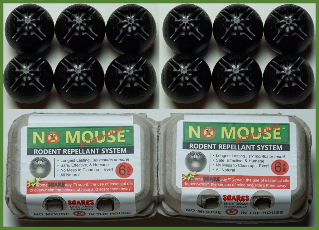 Two entrepreneurs have begun to sell a mouse-repellant product. Photos courtesy of No Mouse in the House.