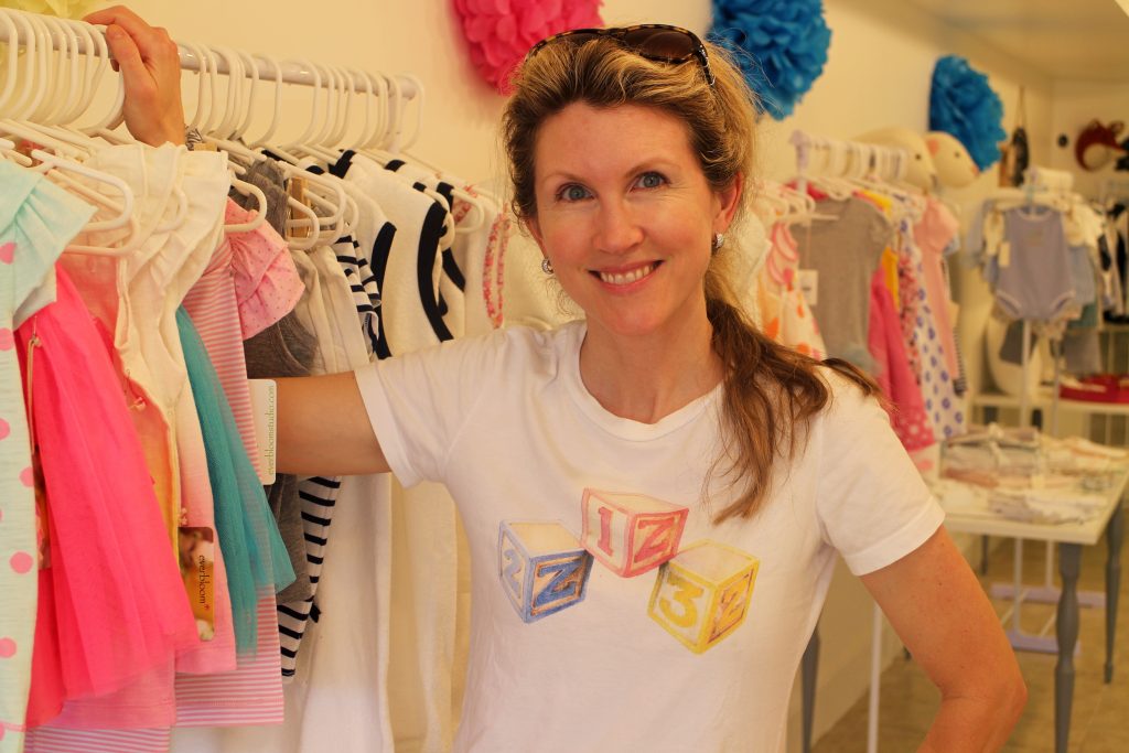 Catlett opened a baby store in Westhampton earlier this month. Photos by Michael Thompson.