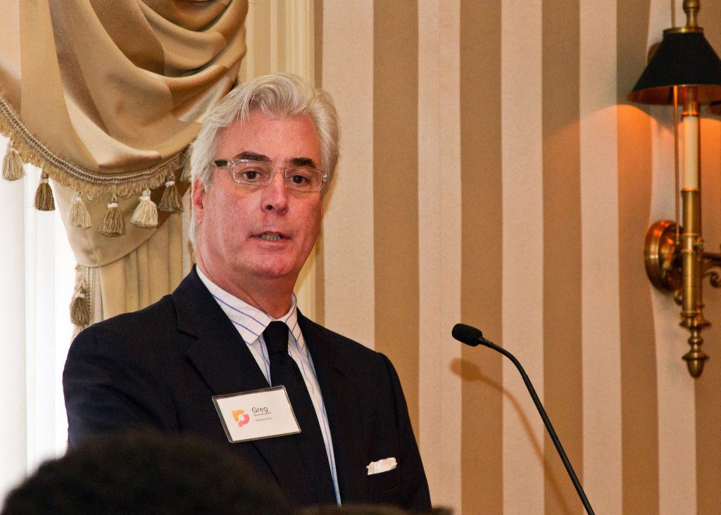 Greg Wingfield speaks at Wednesday's Greater Richmond Partnership and VCU announcement event. Photos courtesy of Greater Richmond Partnership.