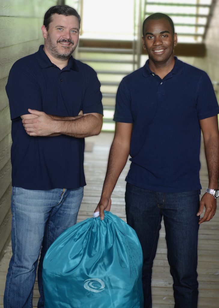 Jeremy DiMaio (left) and Samuel Anderson are launching a new laundry service in Richmond. Photo by Shane Patrick Crews.