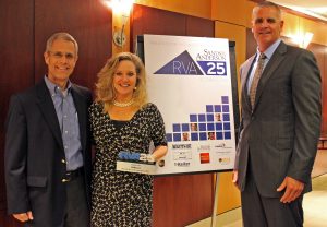 HHHunt receives an RVA 25 award at last year's event at the SunTrust Center.