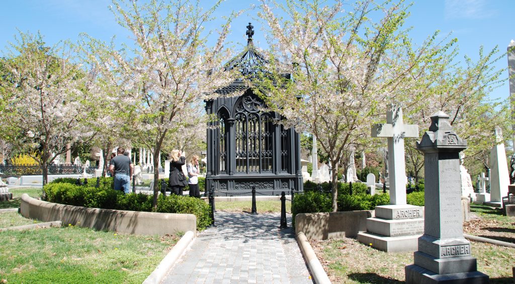 The tomb of President James Monroe is a highlight of visits to Hollywood Cemetery. Photos courtesy of Addison Clark. 