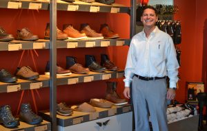 Much of Red Wing's business comes from work boot sales. 