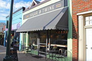 Sugar & Twine sits on the same block as the Byrd Theatre.