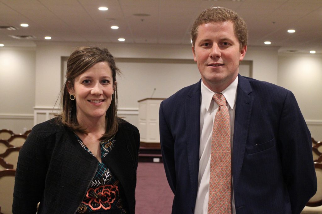 Kimberly Mullins Stein and Josh Mullins are running a new location of their family's funeral business in Richmond. Photos by Michael Thompson.