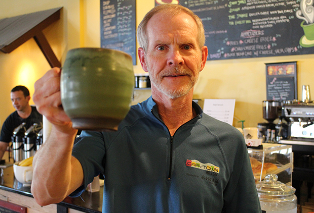 Cafe Zata owner Ben Spencer. Photo by Michael Thompson. 