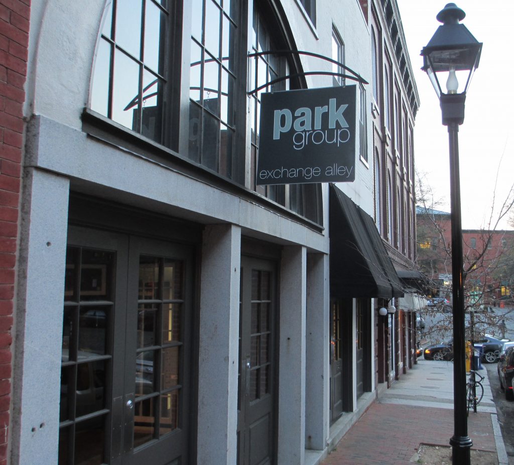 Park Group's office in Shockoe, with the Martin Agency's HQ in the distance. 
