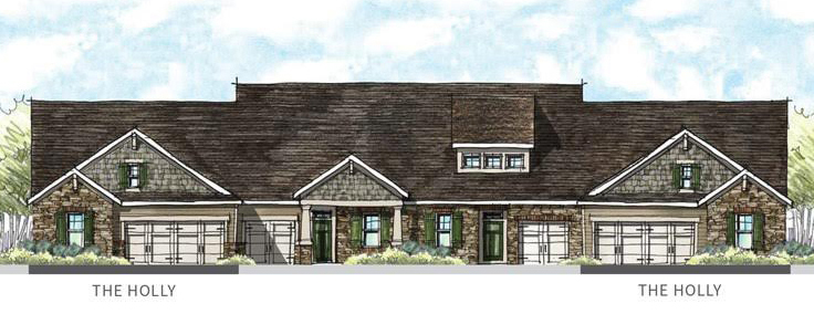 Renderings of some of the homes in FoxCreek's new section