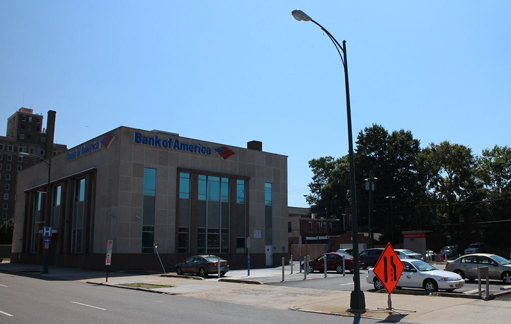 The 14,000-square-foot Bank of America branch at 2601 W. Broad St. and two adjacent properties were purchased for $1.2 million. (Michael Thompson)