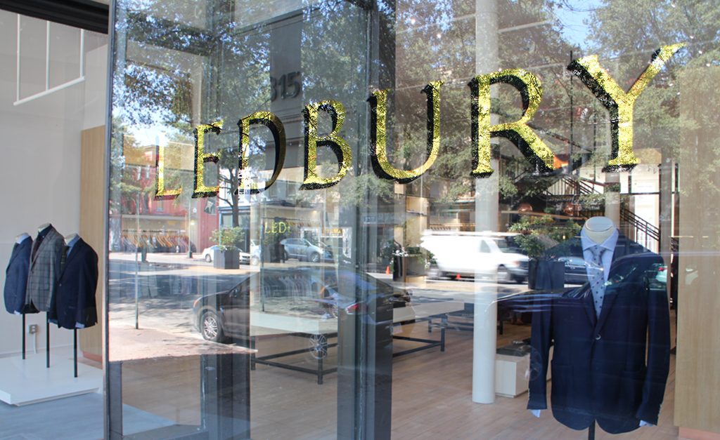 Ledbury opened its new flagship store and headquarters at 315 W. Broad St. late last week. (Jonathan Spiers)