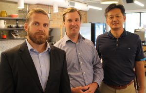 From left: Tom Dunn, Brett Burkhart and Derek Cha. (Michael Thompson)