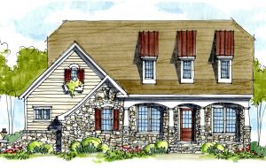 A proposed Burleigh home. (Courtesy Bel Arbor Builders)