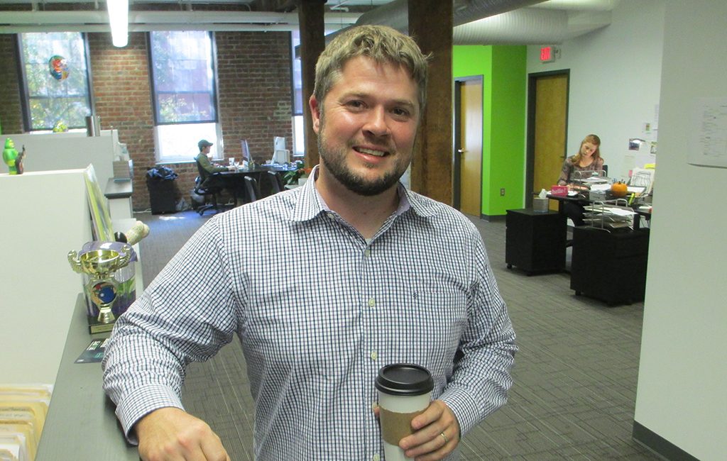 Jesse Randall started his own marketing agency after years as an art director at shops such as Elevation and Franklin Street. (Jonathan Spiers)