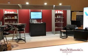 Marketing firm Think completed a comprehensive trade show presentation for Harris Williams & Co.