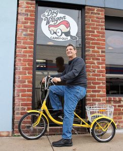 Robert Stout launched The Dog Wagon as a food truck about four years ago. (J. Elias O'Neal)