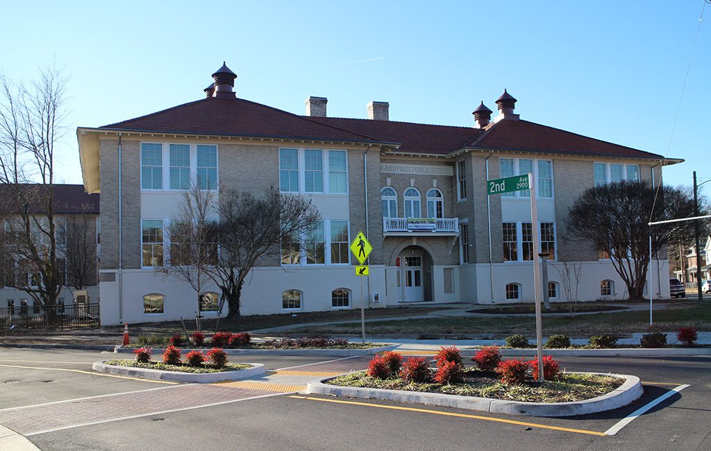 The new Highland Park Senior Apartments at 1221 E. Brookland Park Blvd. now houses 77 one-bedroom apartments. (Jonathan Spiers)