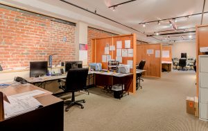 There are two vacant office spaces available in the 22,000-square-foot building. (Bryan Chavez)
