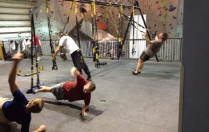 Peak Experiences has a gym and training facility, in addition to its climbing walls. (Courtesy Peak Experiences)