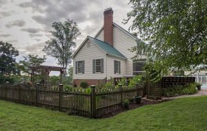 The farmhouse-style home is based on the floorplan John Jay designed for his homestead in Westchester County, New York. (Courtesy CVRMLS)