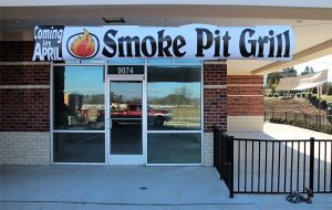 Smoke Pit Grill is set to open in the Staples Mill Marketplace Shopping Center at 9074 Staples Mill Road. (J. Elias O'Neal) 