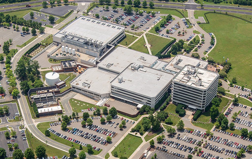 The 46-acre, five-building operations center at 8011 Villa Park Drive was purchased for $38 million. (Courtesy Cushman & Wakefield | Thalhimer)